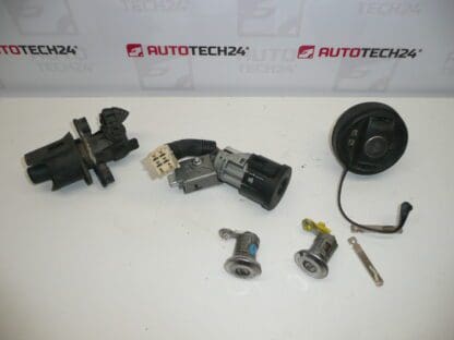 Set of locks + 2 plates lid Citroën C1 Peugeot 107 1608745780 4162FH