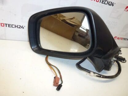 Rearview mirror left electrically folding gray EYJ Citroën C8 8153FT