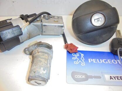 Lock set 2 keys Peugeot 307 4162JC 4162KG