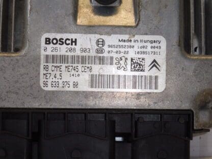 ECU Bosch ME7.4.5 0261208903 9663337580