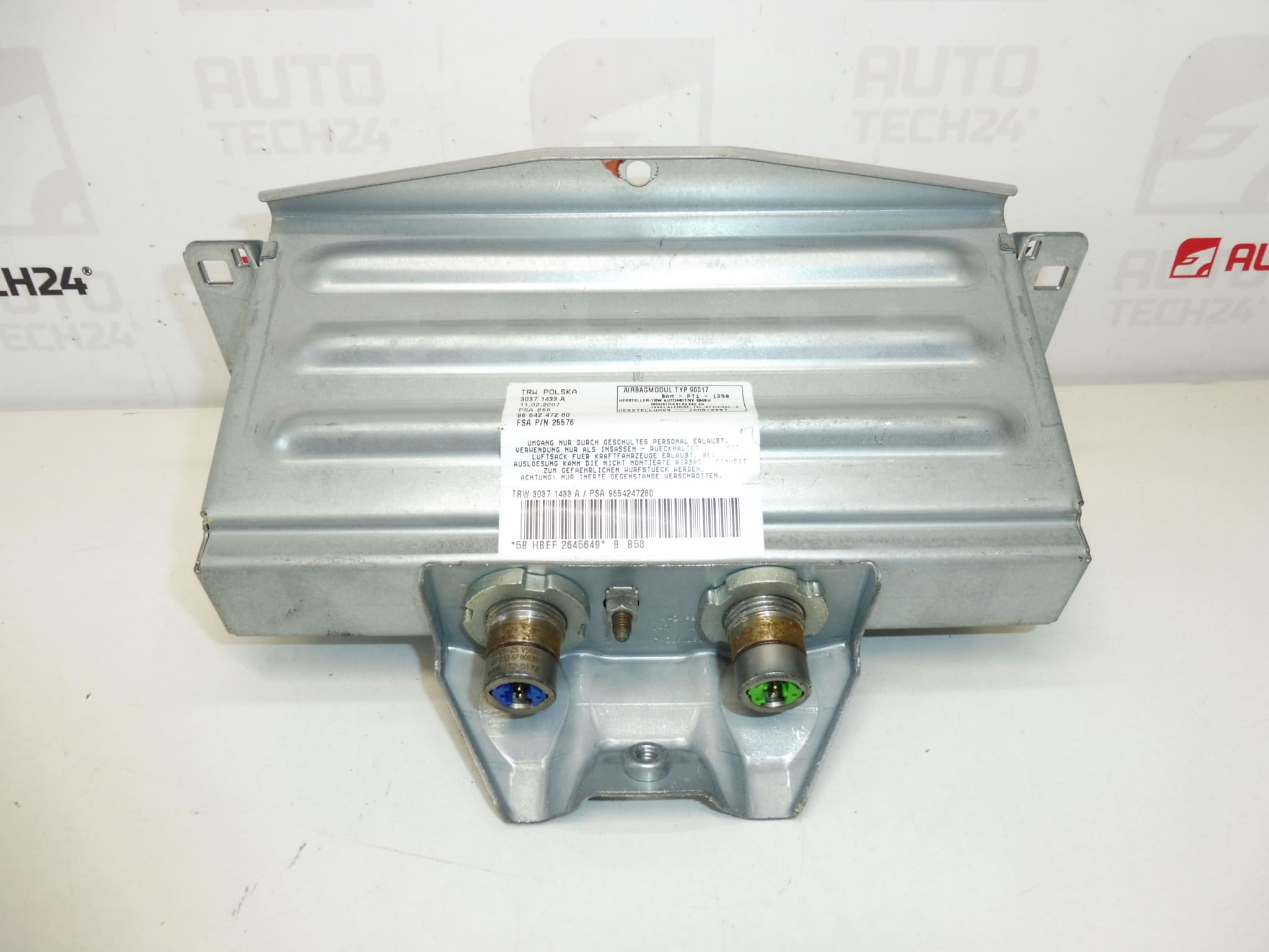 Passenger Front Airbag Citroën C4 Picasso 9654247280 8216NT - Image 2