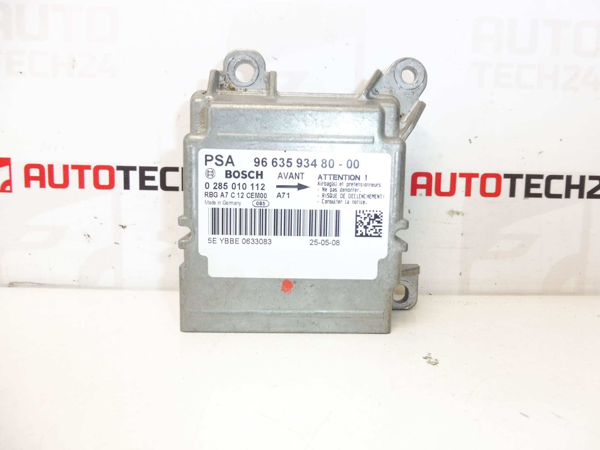Bosch Peugeot 207 airbag unit 9663593480 0285010112 654664