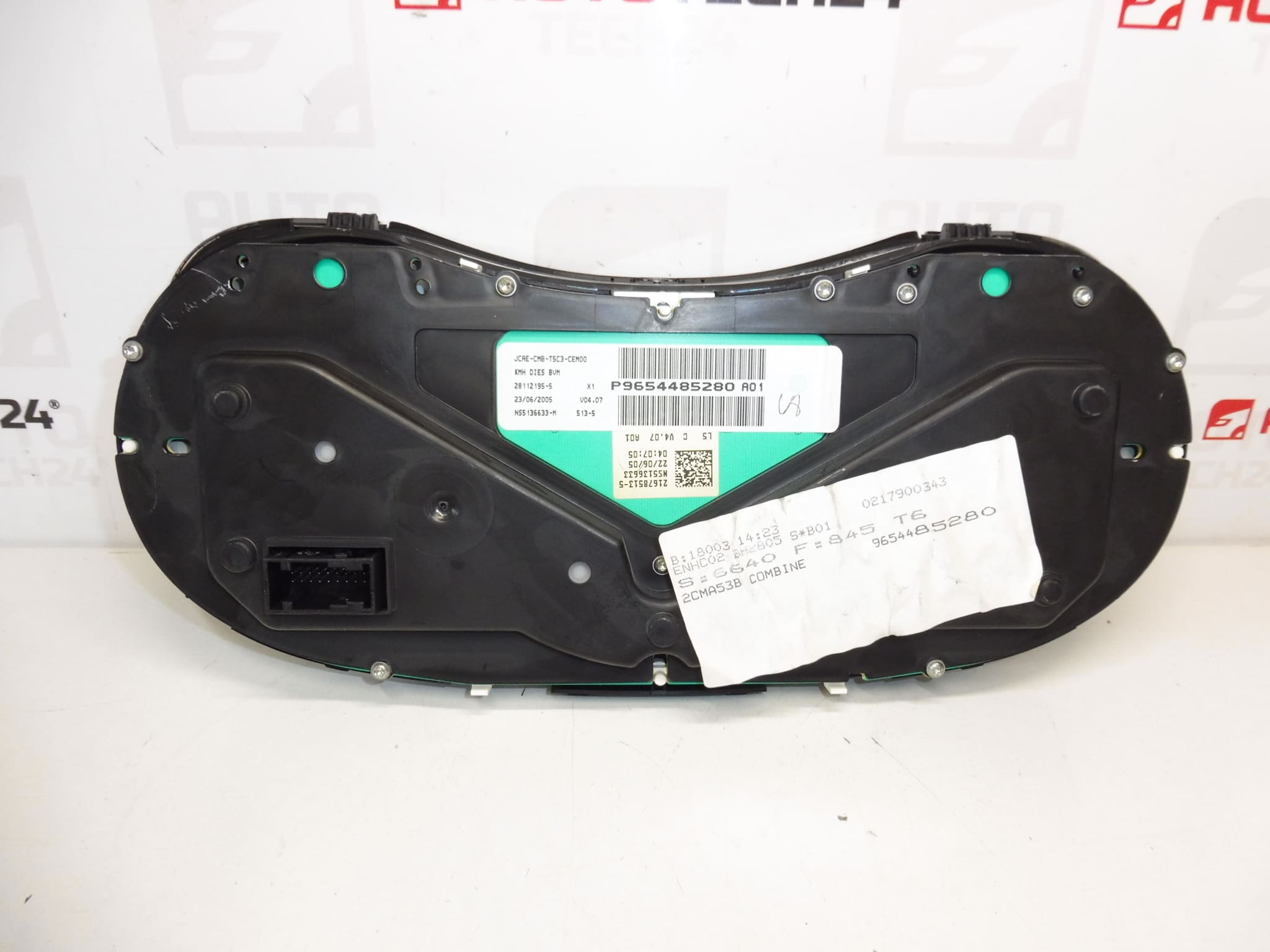 Tachometer Displayed 272420 km Peugeot 307 9654485280 6106N4 - Image 2