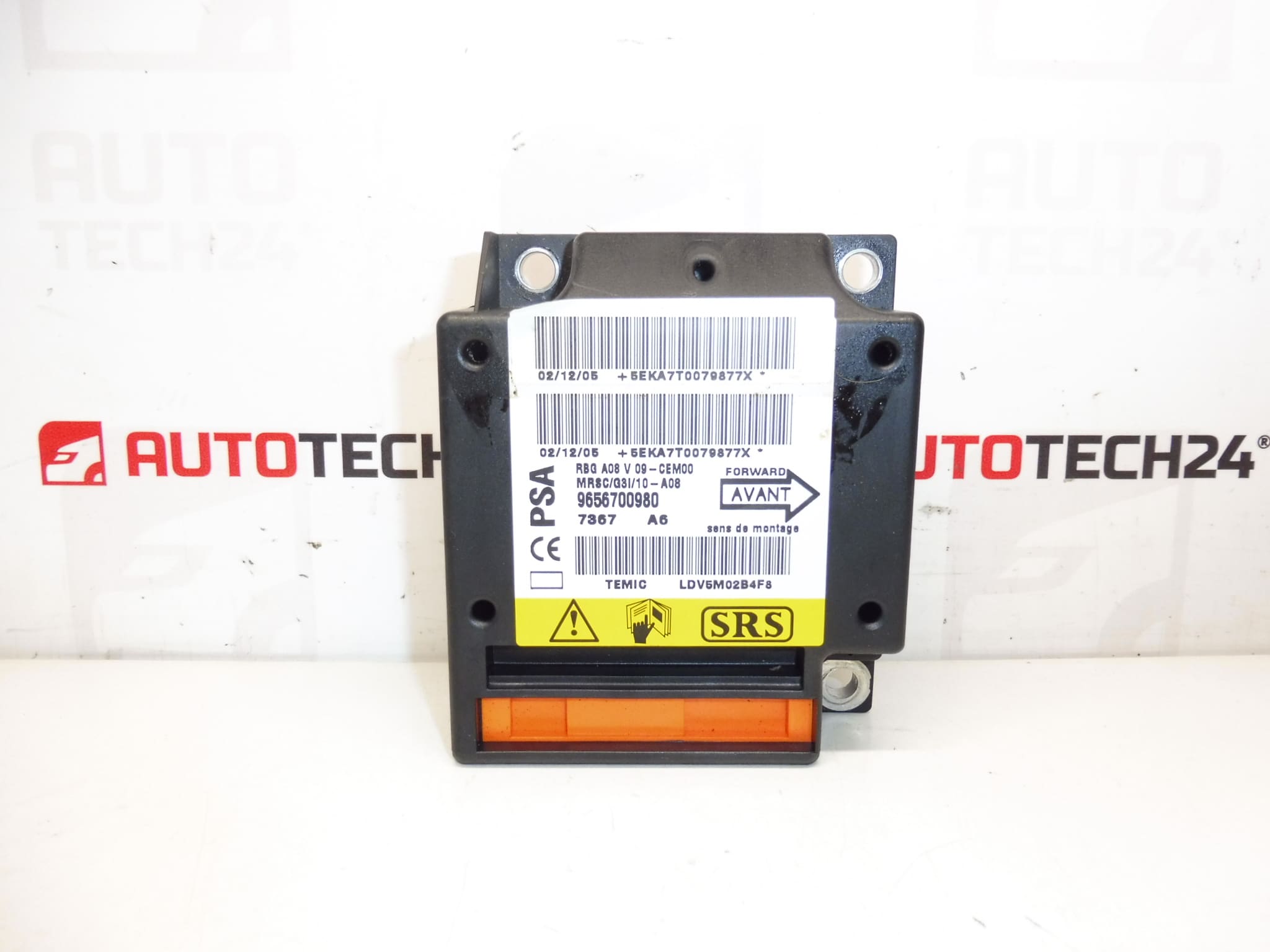 Airbag unit Peugeot 1007 9656700980 654670
