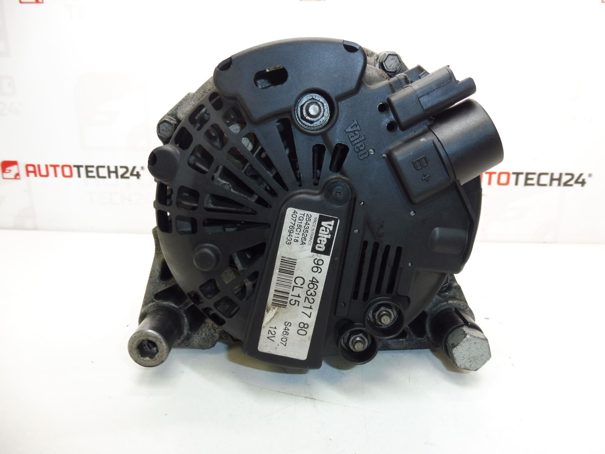 Used Valeo alternator, 102,000 km, for Citroën/Peugeot CL15 (9646321780) - Image 2
