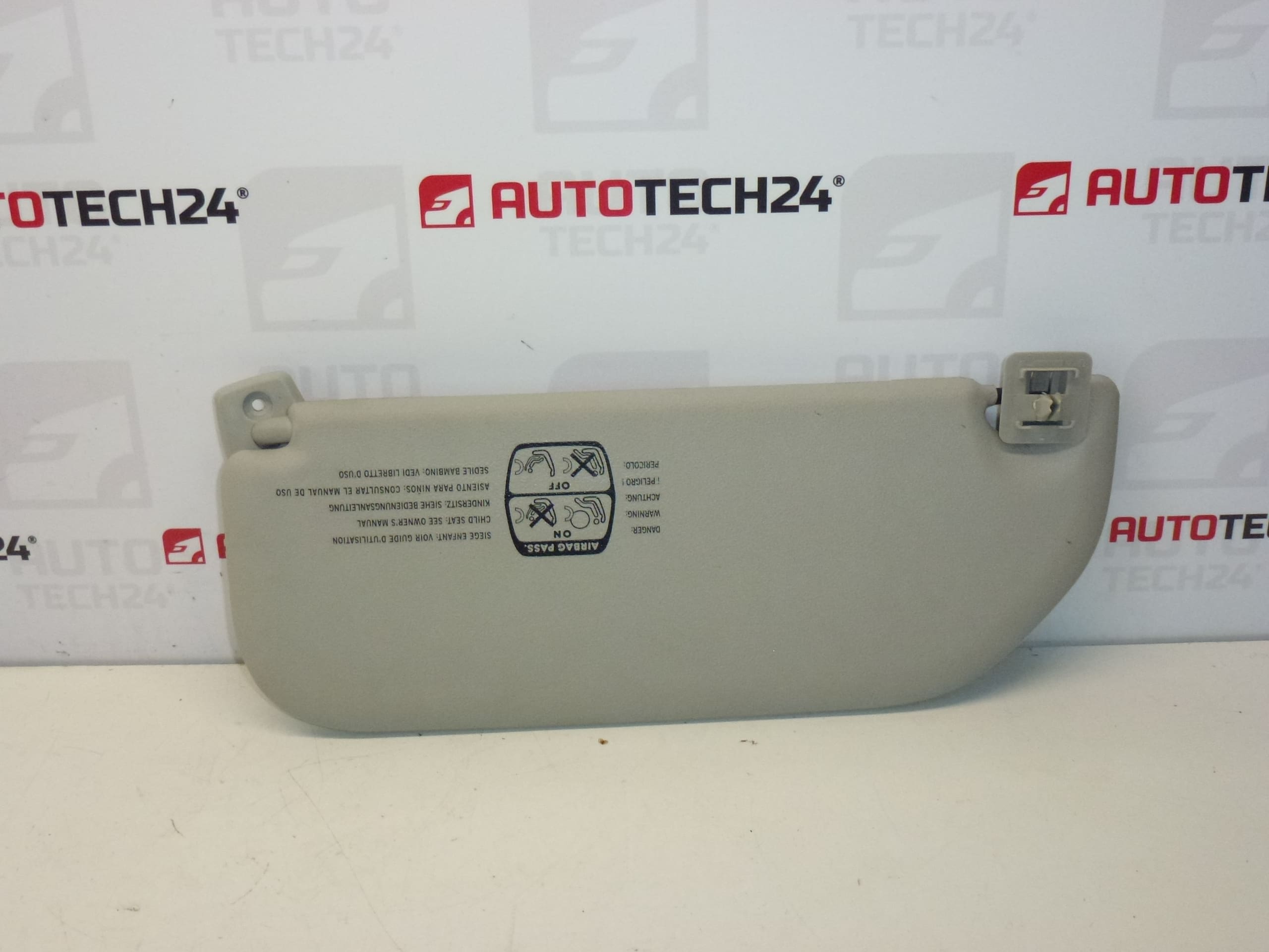 Sun Visor Citroën C2 C3 Passenger Side With Illuminated Mirror 8143GS - Image 2