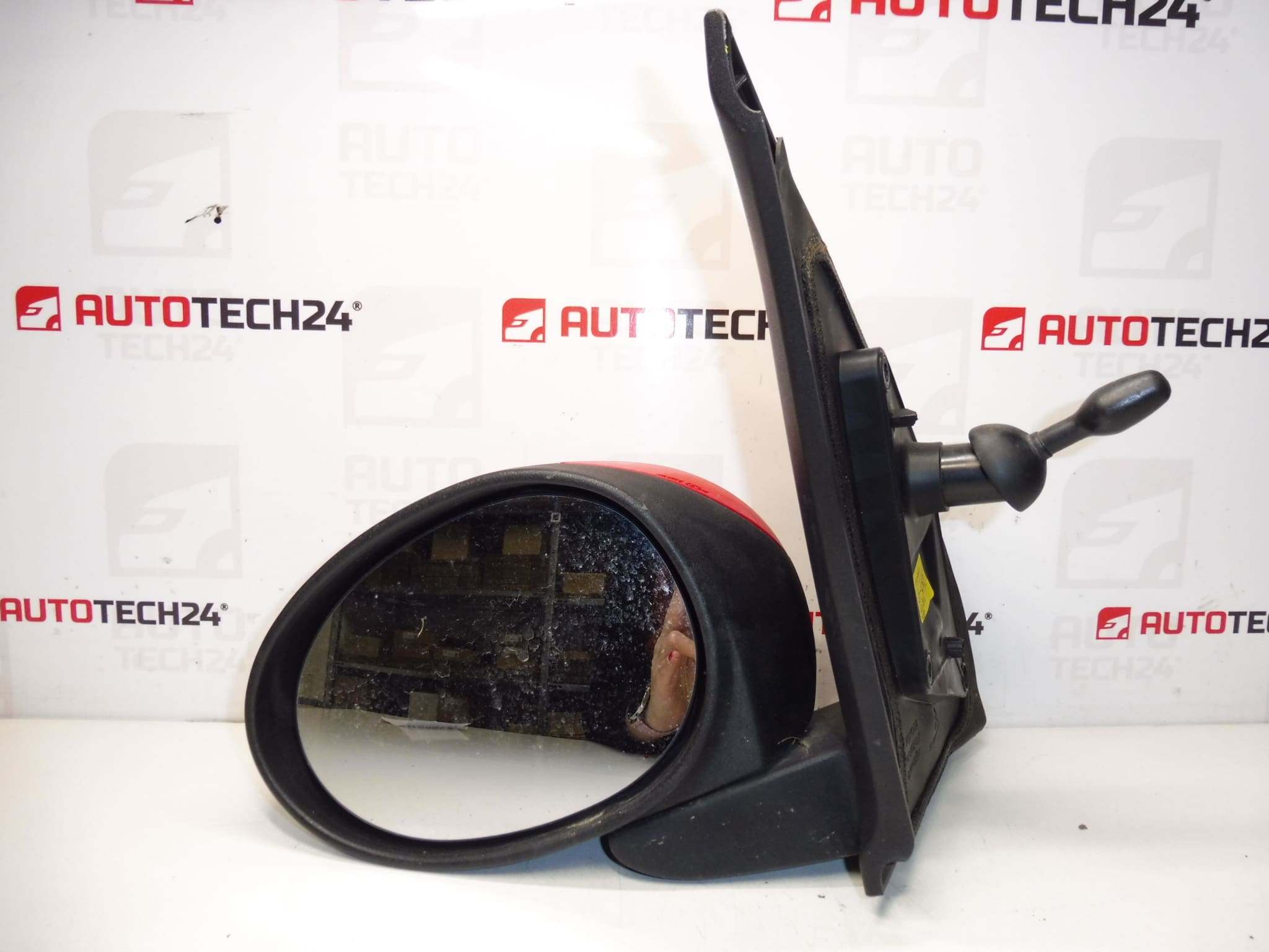 Left Mirror Red Citroën C1 Peugeot 107 87940-0H010 87940-0H011 - Image 2