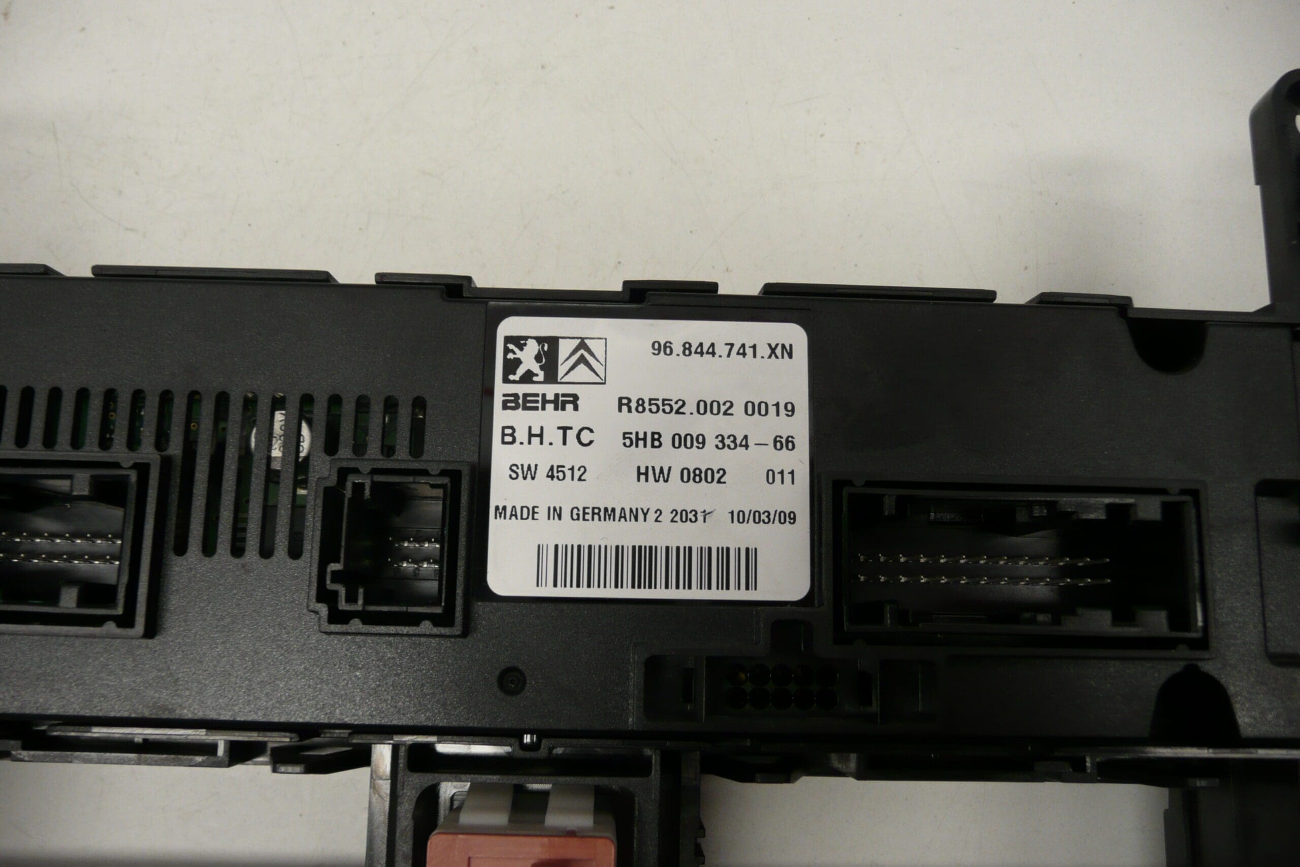 Heating Air Conditioning Control Peugeot 407 96844741XN 6452J8 - Image 2