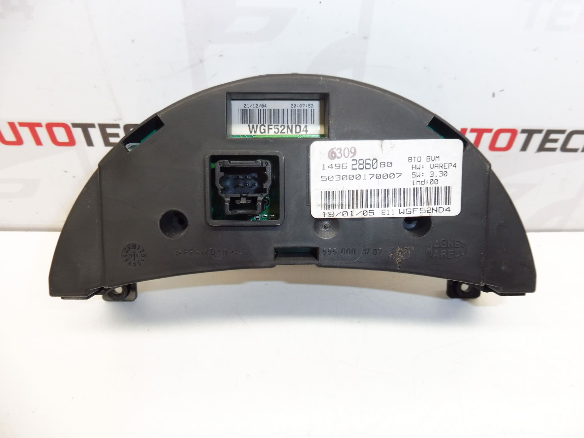 Display Magneti Marelli 222000 km Citroën C8 Peugeot 807 1496286080 - Image 2