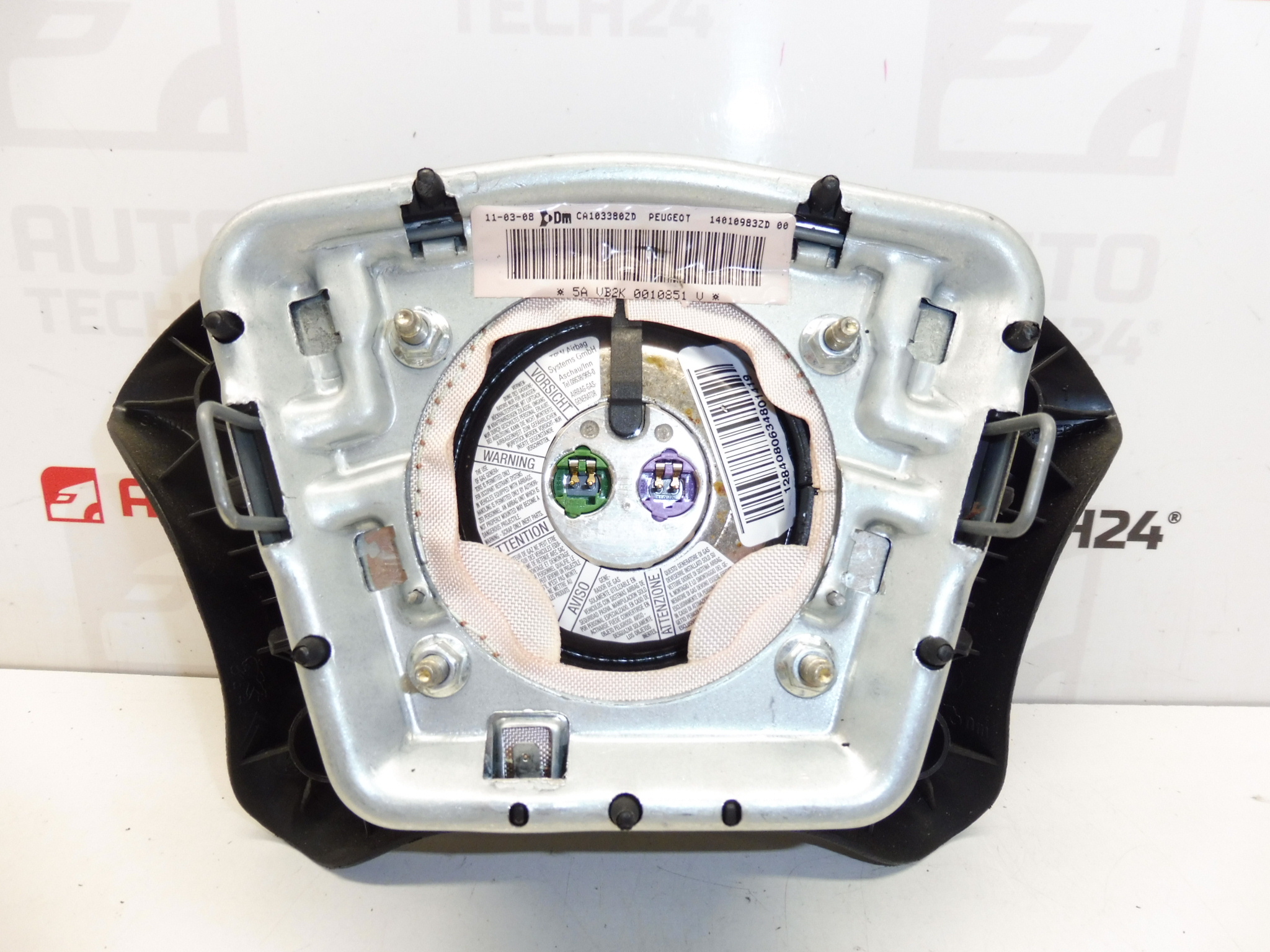 Peugeot 807 steering wheel airbag 14010983ZD 4112LN