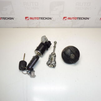 Set of locks, switch box 2 keys Citroën C3 III 9814453580 1608682880