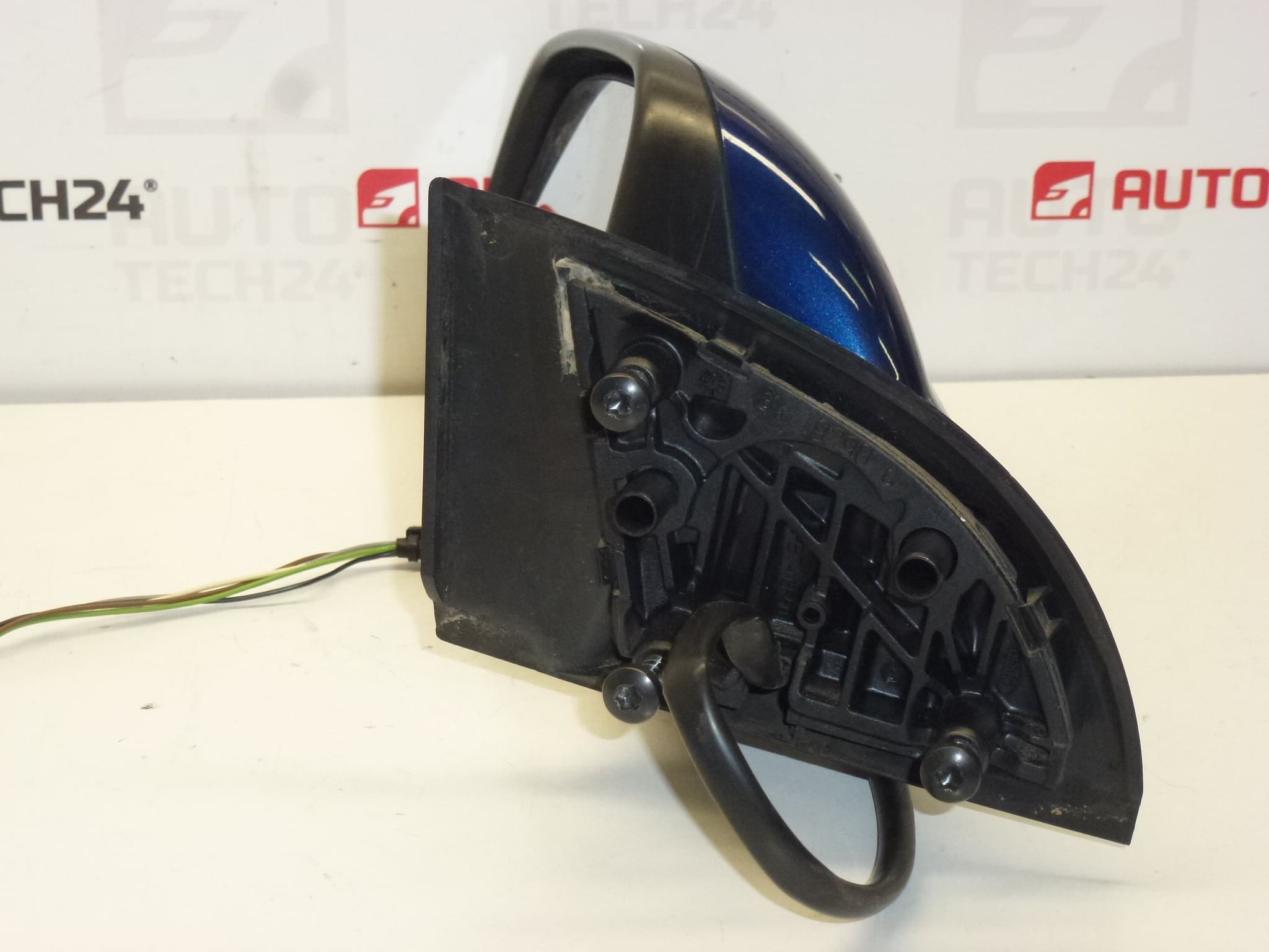 Left mirror Peugeot 307 blue metallic 8149AW
