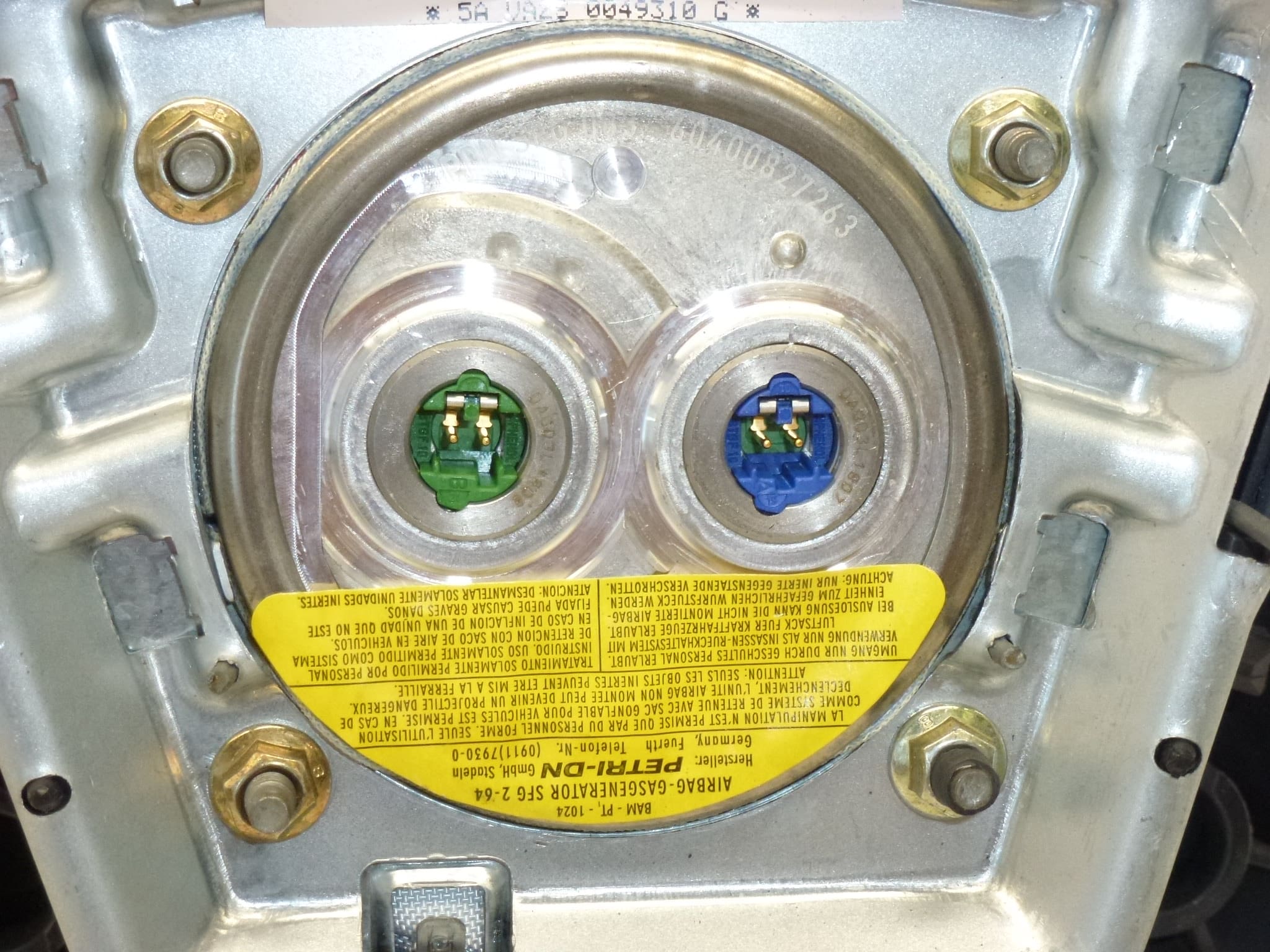 Citroën C8 driver's airbag 14958410YR 4112HQ