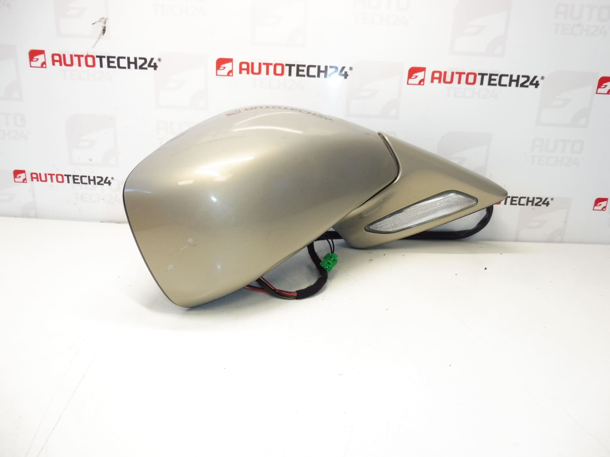 Rearview mirror right electrically folded gray KDD Citroën C8 14888830ZR 8153FW