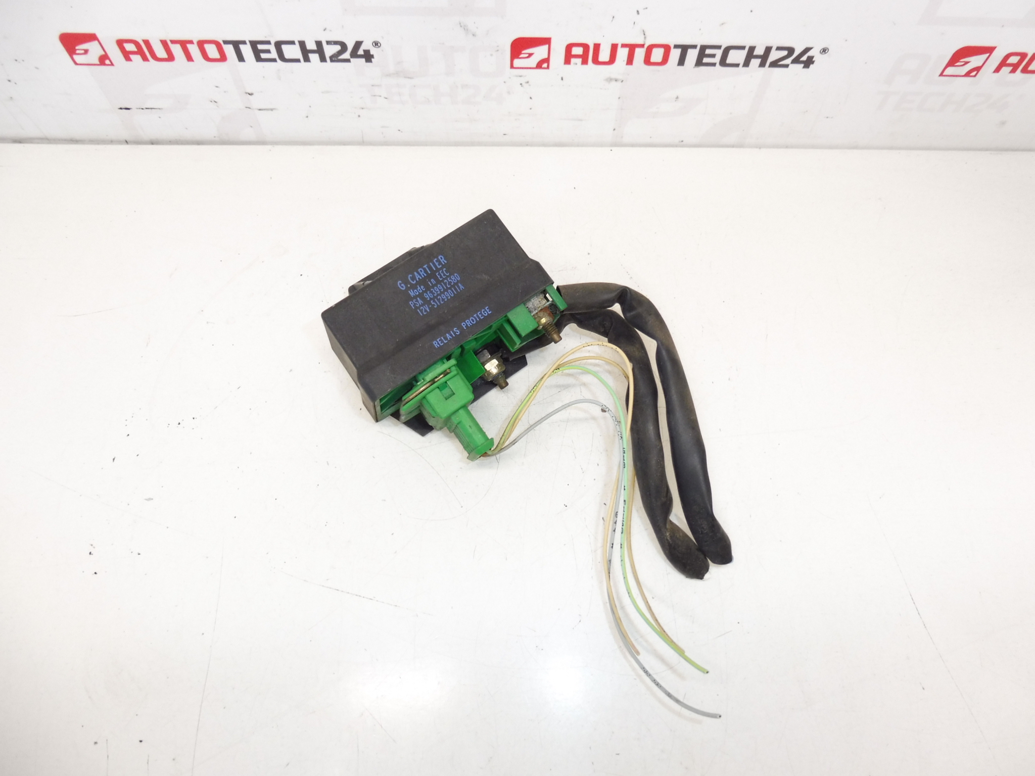Glow Plug Relay Citroën Peugeot 9639912580 with Wiring