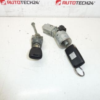 Set of locks and 2 keys Citroën Peugeot 4162KF 4162KC
