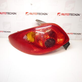 Original left rear light Peugeot 206 3/5 doors from 7/2003 6350S0