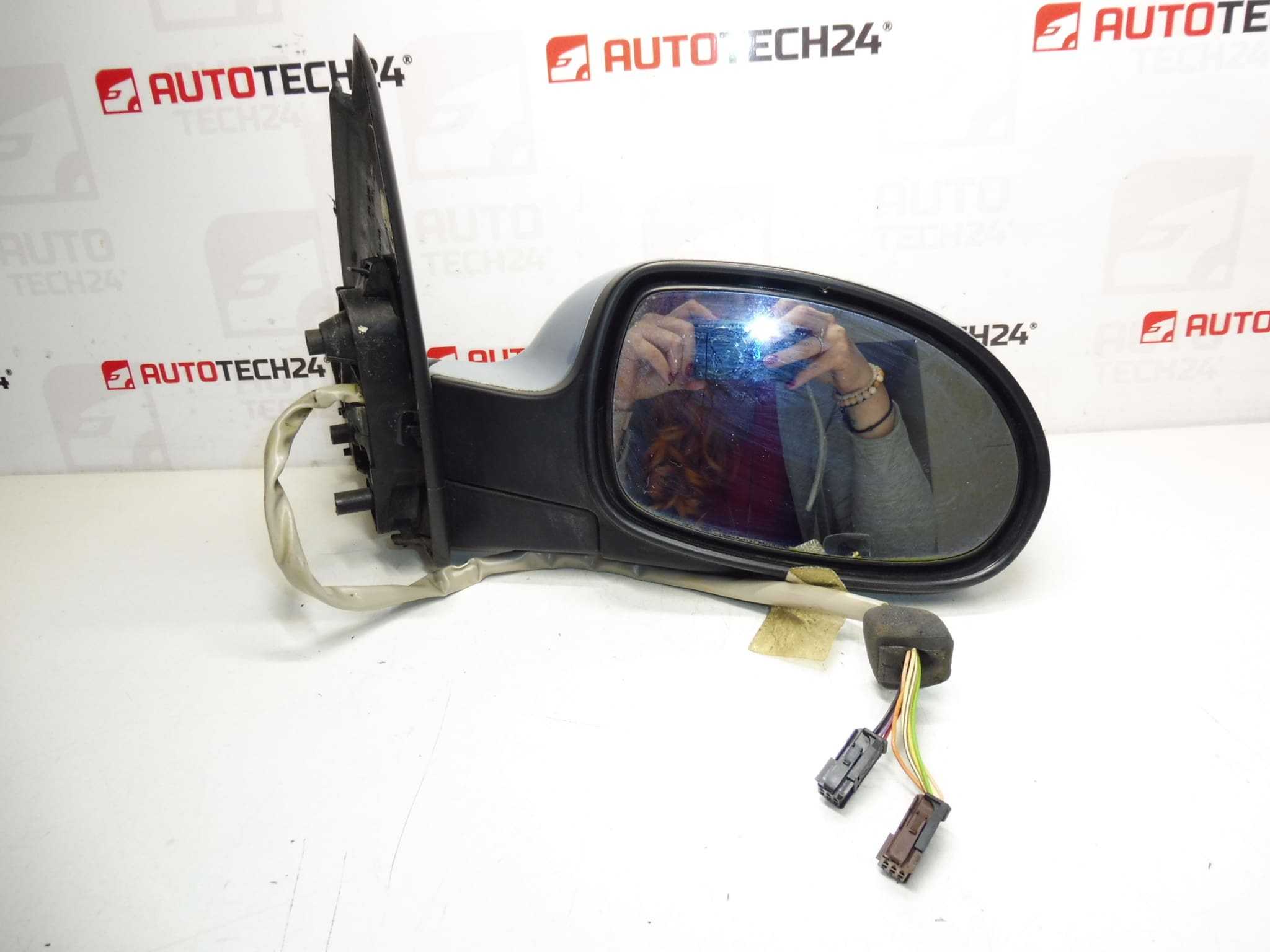 Right rearview mirror Citroën C5 electrically folding EYLC 96532993XT 8149WH - Image 2
