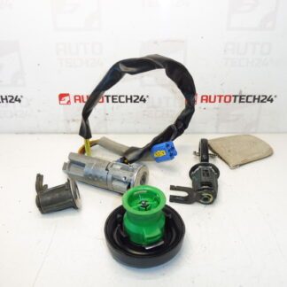 Lock set (one key) for Citroën Xsara Picasso, part numbers 4162HK, 4162FF
