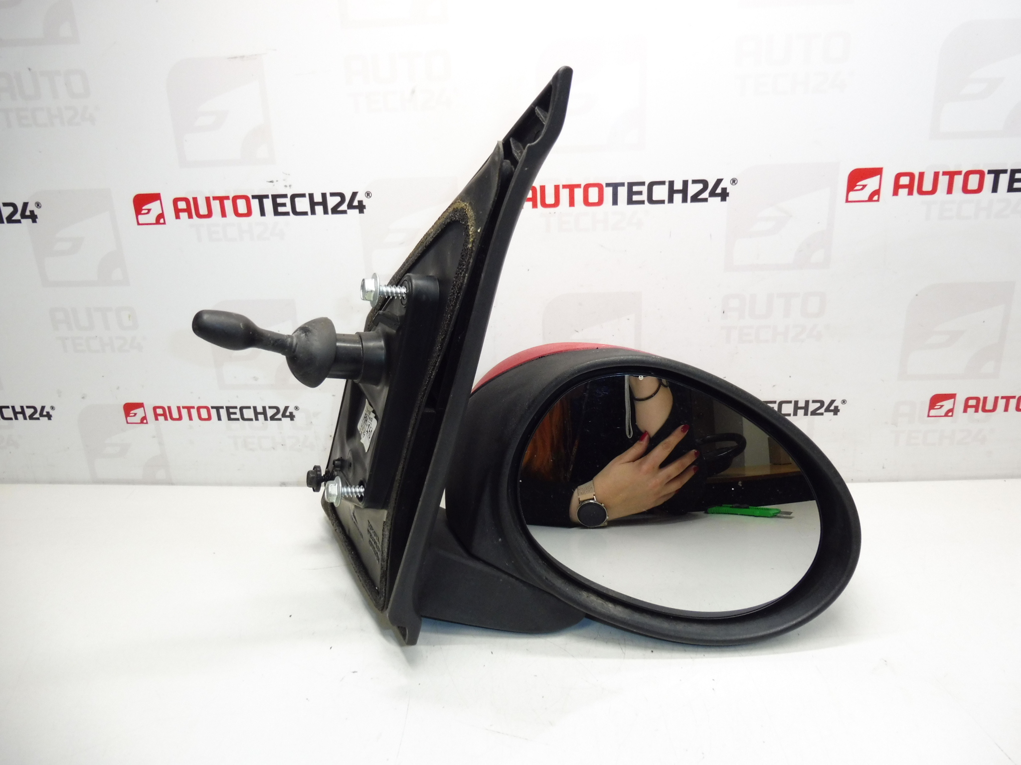 Right-Hand Red Mirror Citroën C1 Peugeot 107 87910-0H010 87910-0H011