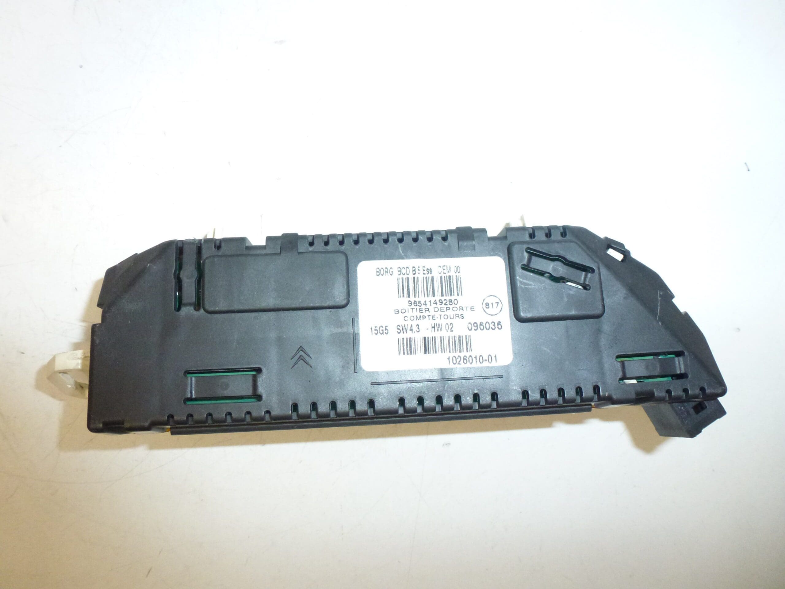 Display tachometer Citroën C4 9662225980 6106E0