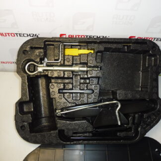 Tool Kit, Jack, Wrench, Tow Eye for Citroën C4 Picasso 6736A7 674418 672594 671809 671739