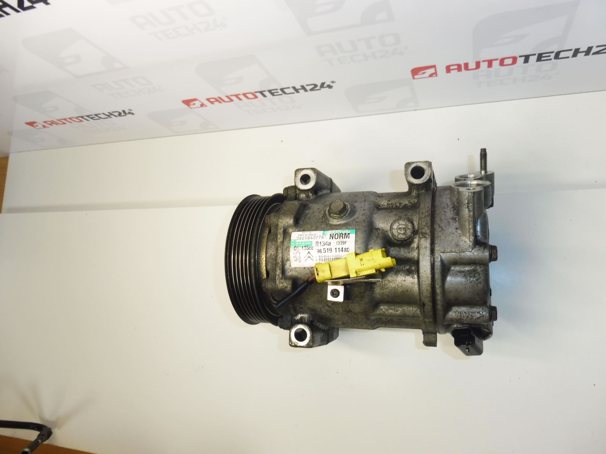 Air Conditioning Compressor Sanden SD7C16 1309f 9651911480 - Image 2