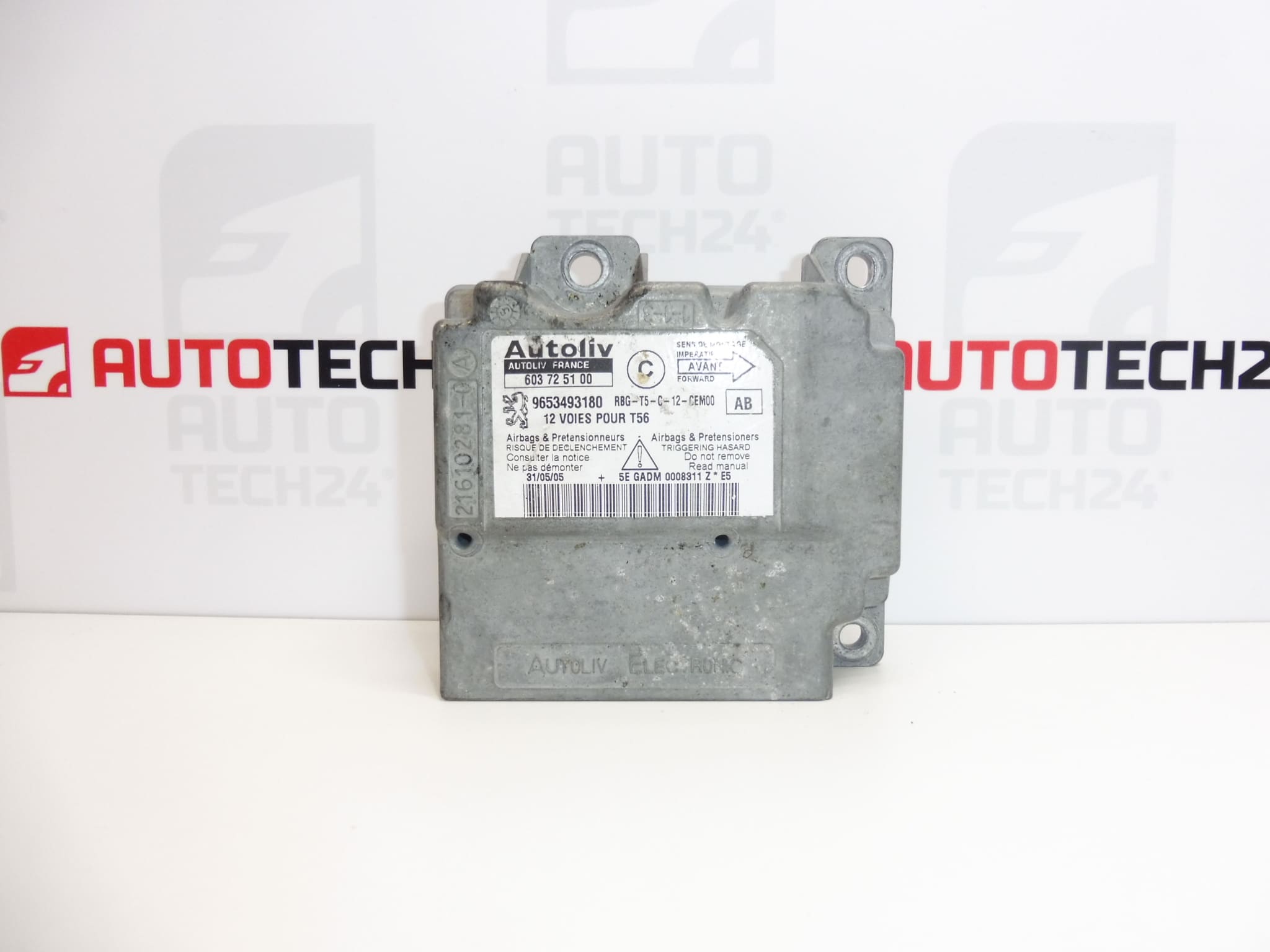 Autoliv airbag control unit Peugeot 307 CC 9653493180 6545HG